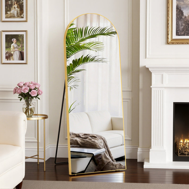 Miroir pleine grandeur, Or, 65 po x 24 po