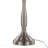 25" Contemporary Metal Table Lamp In Brushed Nickel With White Linen Shade And Built-In Usb Port From Grandview Gallery  - Set Of 2