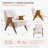 Mid-Century Modern Accent Chair With Sculptural Wood Arms-445584409
