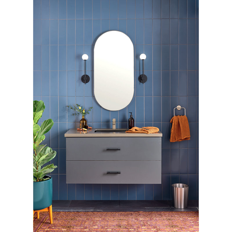 Single-handle Bathroom Faucet with Drain Assembly, Brushed Nickel