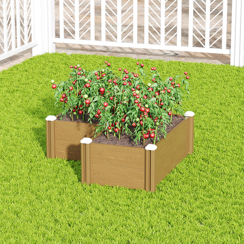 Raised Garden Bed, 33cm H x 54cm W x 54cm D