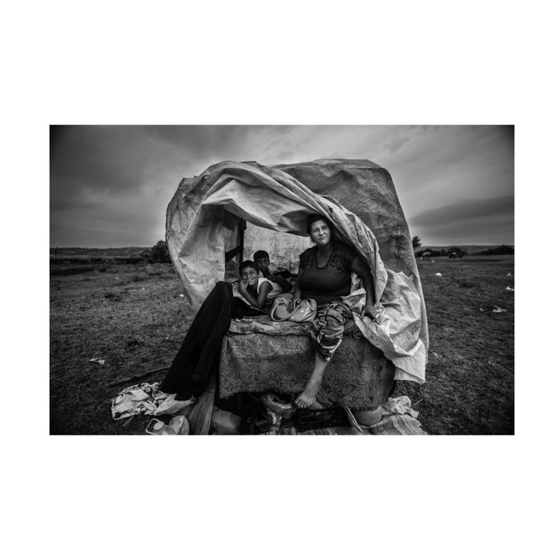 Art mural Murat YILMAZ Edirne Gypsies, H 12 po x l 19 po
