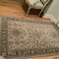 Stanley Floral Handmade Tufted Wool Green/Beige Area Rug August Grove Rug Size: Rectangle 8'6 x 11'6