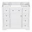 Base de meuble-lavabo simple 35,6 po seulement
