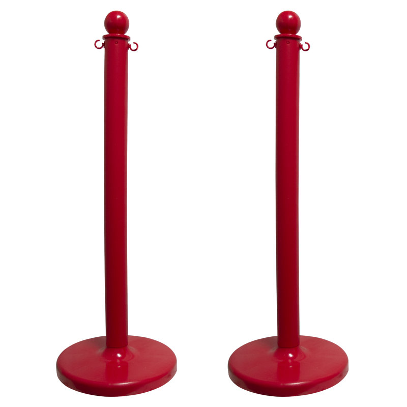 Poteau en stanchion, Rouge