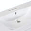 Ensemble de meuble-lavabo simple 36 po avec plateau en résine Eliseiu-654272843
