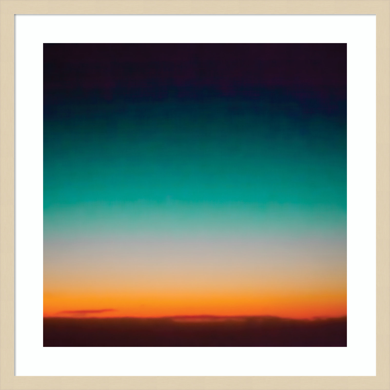 Sunrise Flying by Caroline Mint, Brown, 25.25" H x 25.25" W x 0.88" D