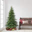 7.5' Lighted Artificial Spruce Christmas Tree