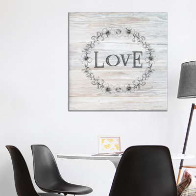 Love by Bluebird Barn - Wrapped Canvas Print
