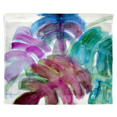 Suspension murale en polyester Monstera