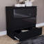 3 Drawer High Gloss Chest, (FSC 100%) Bedroom Home Furniture-1659660848