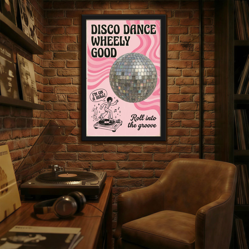 Abstract Disco Dance Wheely Good Pattern Print