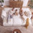 137.7" Modular Sofa Oversized Cloud Couch With 3 Ottoman And 2 Built-In Storage Side Tables-864715698