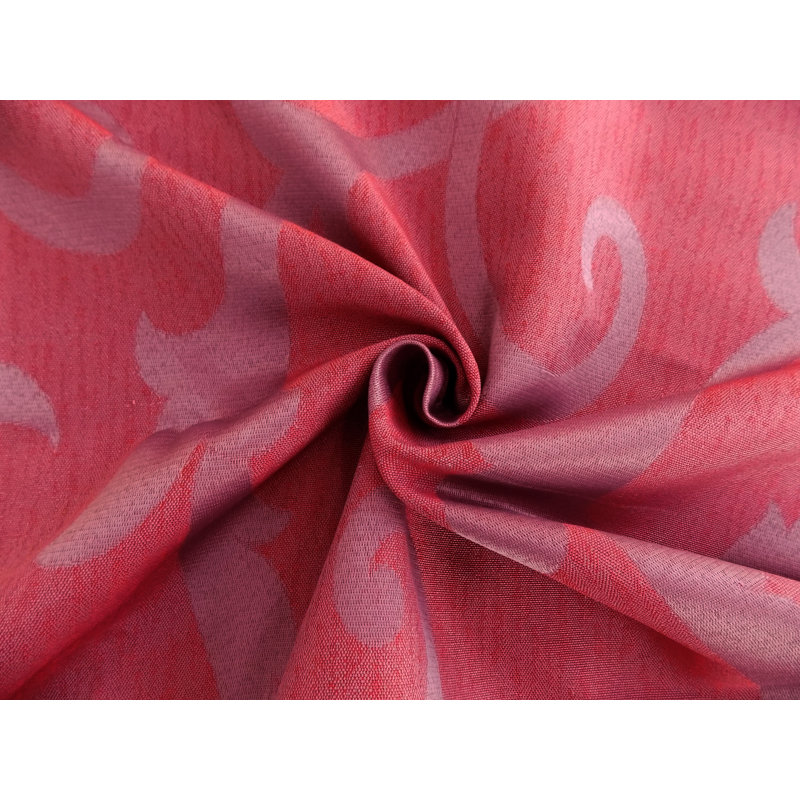 Alday Room Darkening Curtain Pair, 135cm Width x 180cm Drop, Red