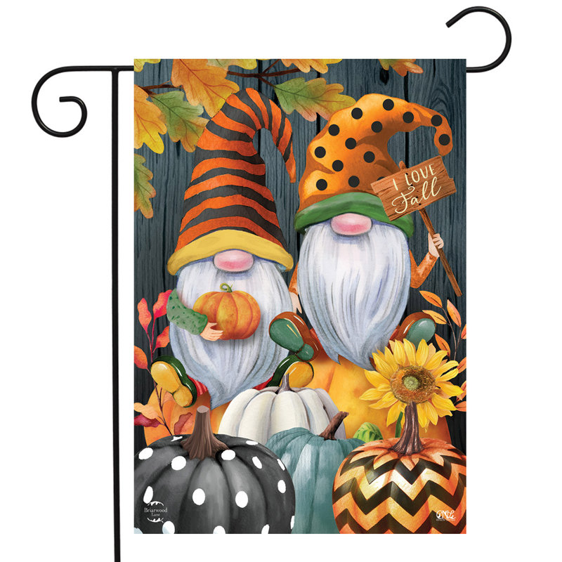 Drapeau d'automne des gnomes d'automne