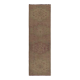 One-of-a-Kind 3'10" X 10'3" Hand Knotted Area Rug