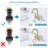 Bathroom faucet with 360 degree turn spout-115745085