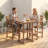 Pennington 3-Pieces 2-person Outdoor Patio Bars Set With Square Table And HDPE Chairs-126517244