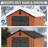 7.5' Rectangular Outdoor Plastic Shed With Metal Frame, And Includes Acrylic Transparent And Vent Windows, And A Floor.-118728687