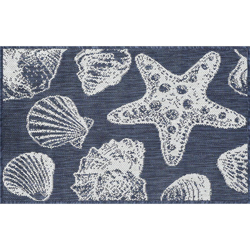 Seraphine Machine Woven Indoor and Outdoor Area Rug , Rectangle 2' x 3'