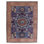 Hand Knotted Wool Area Rug in Blue And Beige
