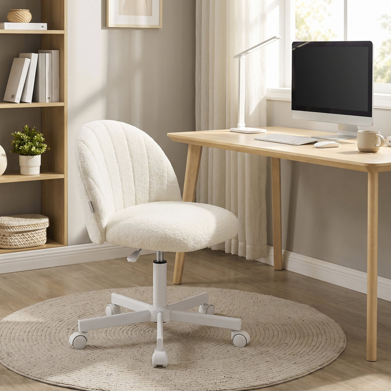 Chaise de travail à hauteur réglable Roxie, White