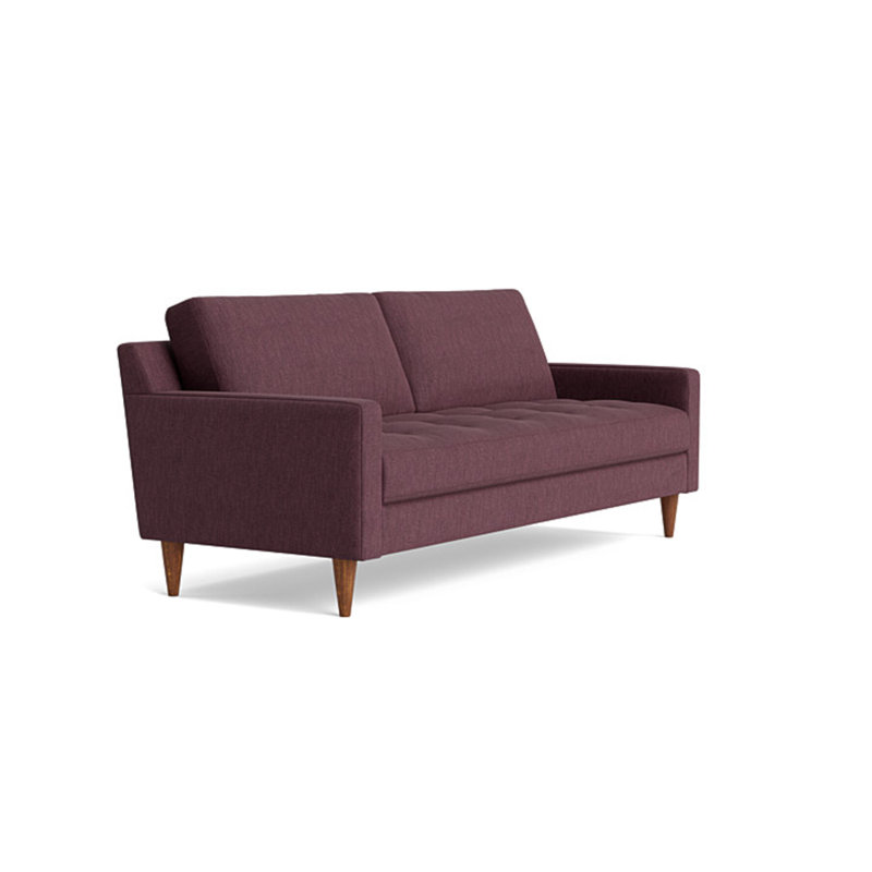 MCM Sofa (85"), Performance Weave - Aubergine