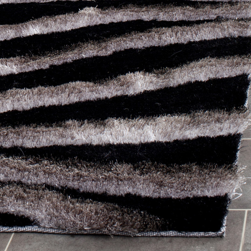 Andu Shag Hand Tufted Performance Abstract Rug, Rectangle 2'6" x 4'