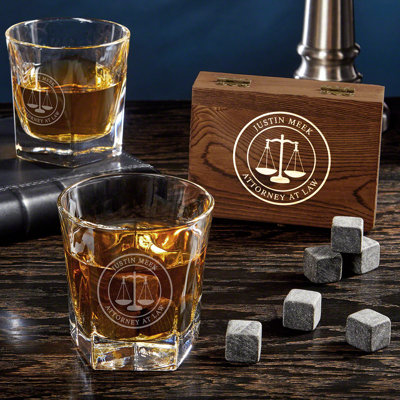 Ensemble de 3 verres 12 oz Bublava Ensemble de verres à whisky personnalisés