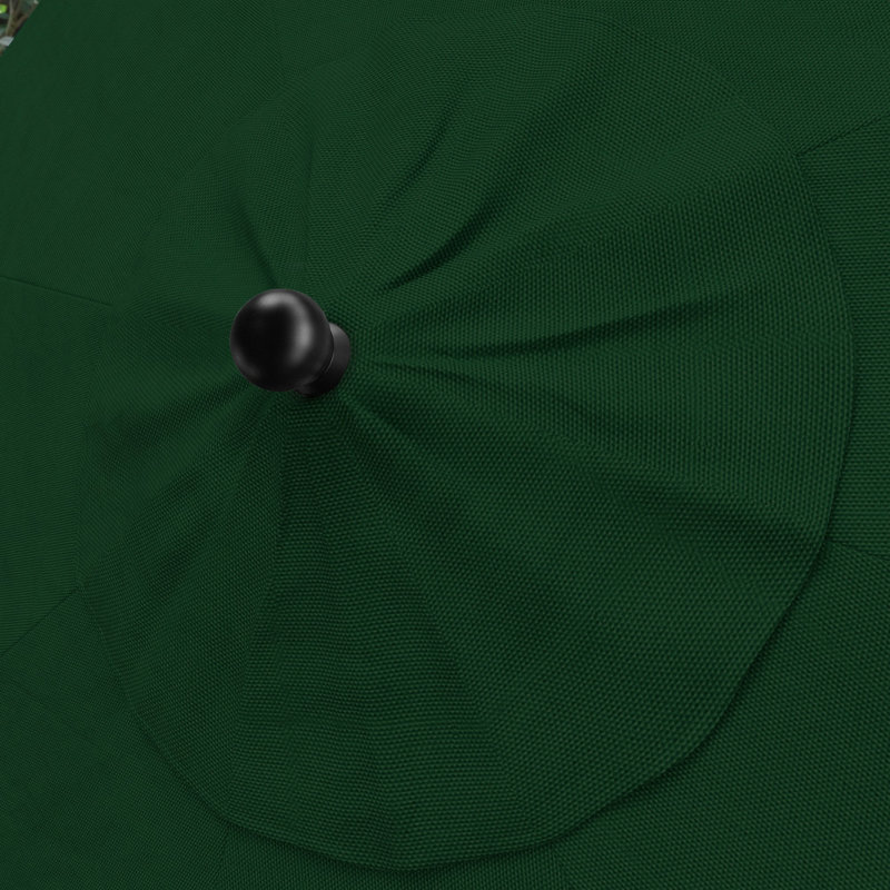 Parasol de marché 9 pi Moneer, Vert foncé