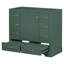 Meuble-lavabo 36 po sans lavabo, base d'armoire seulement, six tiroirs, diviseur de tiroir multifonctionnel, tablette réglable-206797643-206797641