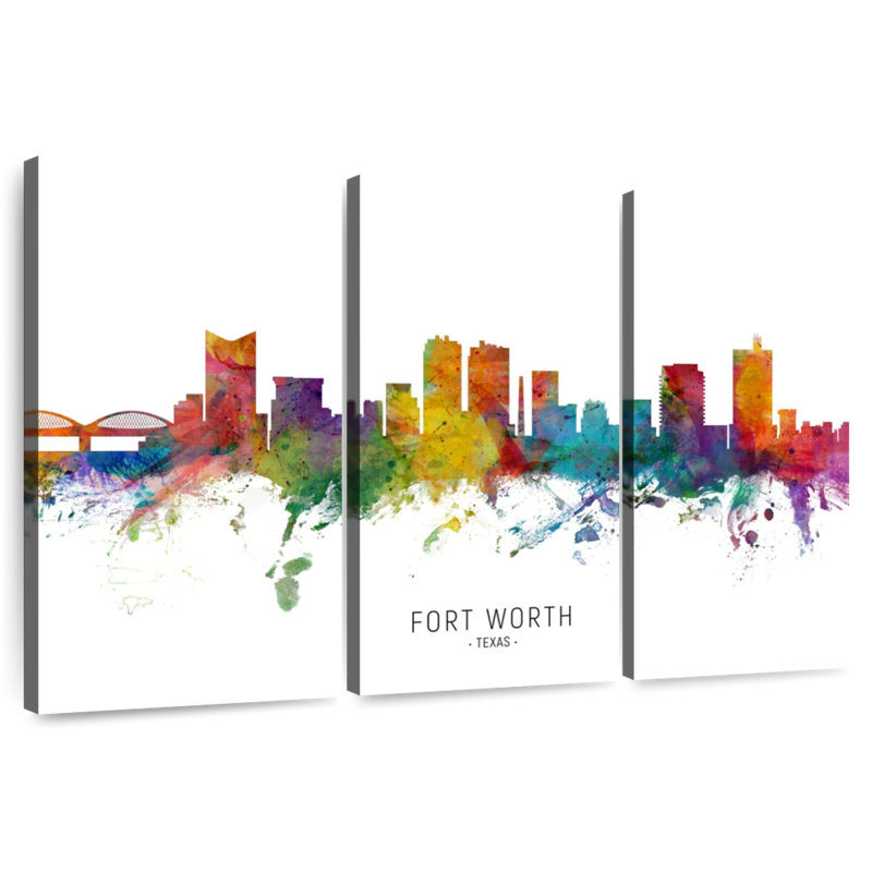 Fort Worth, Texas, horizon I, H 24 po x l 38 po