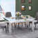 Andreja Rectangle 160Cm L x 90Cm W Glass Dining Table