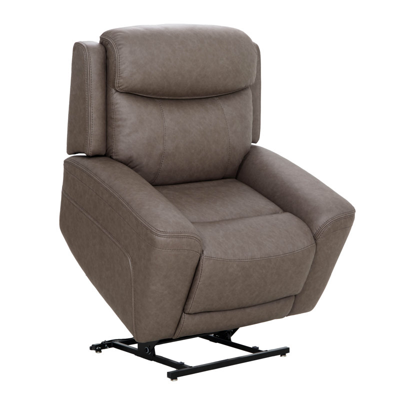 Fauteuil inclinable électrique Power Lift avec chaleur et massage, Sydney Brunette Polyester Blend