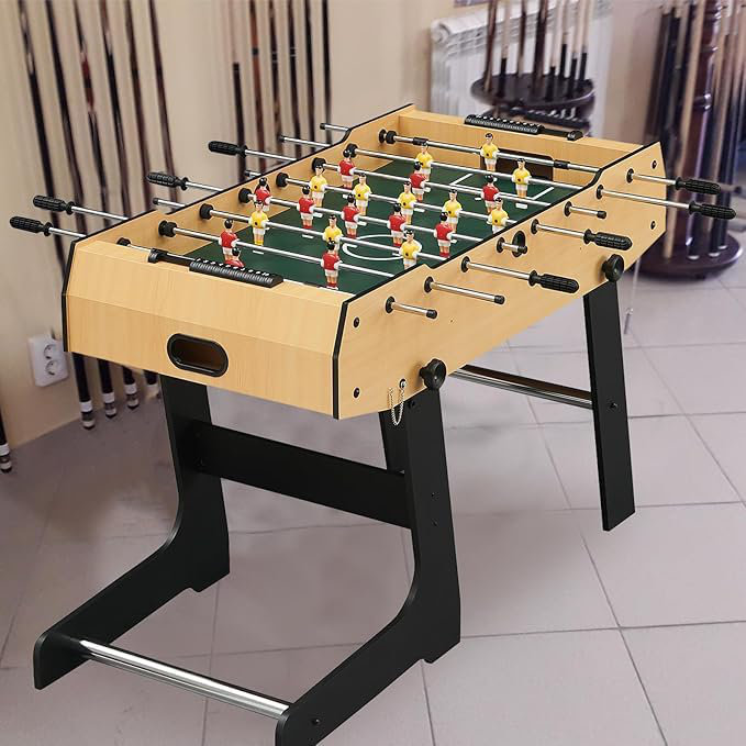 Table de soccer pliable de 8 pouces pour la maison, la salle de jeu, la table de soccer / soccer pour adultes, le jeu de soccer sur table Arcade