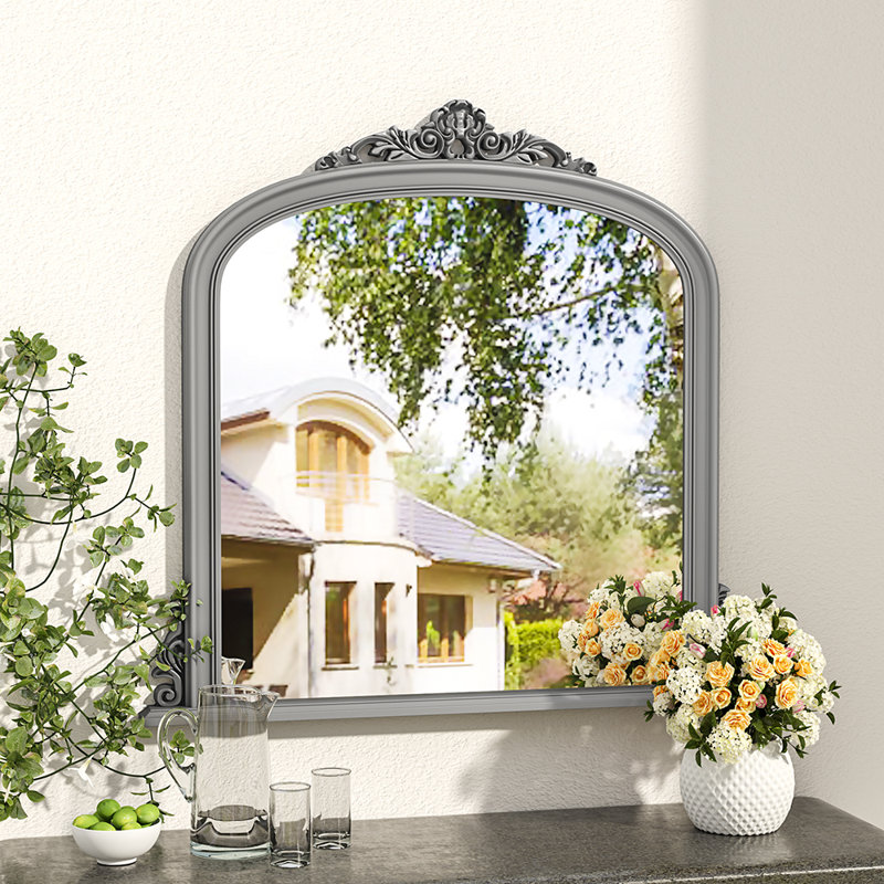 Mulcahy Wood Flat Wall Mirror
