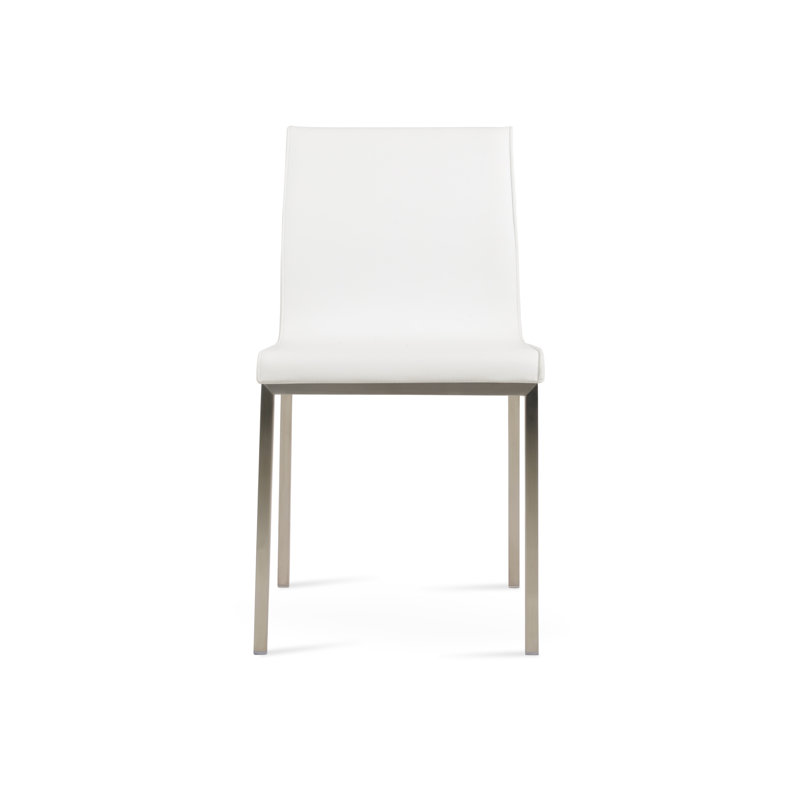 Polo Metal Dining Chair, Black, Stainless Steel