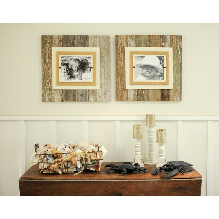 Ingram Reclaimed Wood 4x6 Frame by HomArt