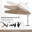 Parasol suspendu en porte-à-faux 10 pi-1865110372