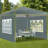  10' x 10' Pop up Canopy, UV and Rain Resistant Canopy Shelter with 4 Removable Sidewalls and Sandbags, Outdoor Canopy with Carry Bag for Grass, Beach and Camping-98904077