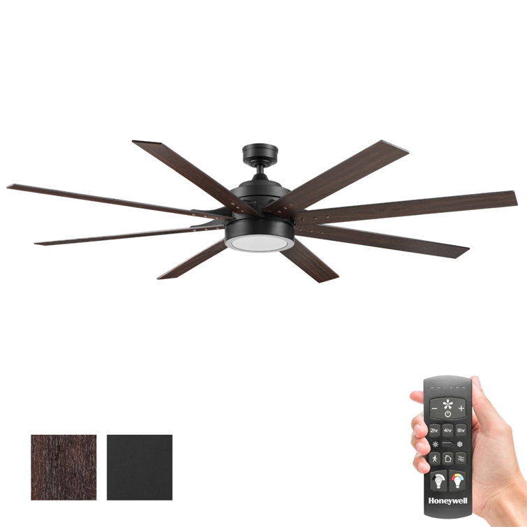 Xerxes Modern Indoor Ceiling Fan with Lights and Remote Control