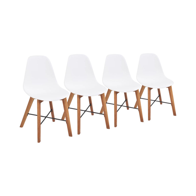 Ila 46cm H Side Chair, White, 4