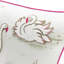 Housse de coussin en chenille 18 x 18 pouces Flamingo