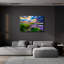 «Morning Glory Wildflowers And Purple Cloud Sunrise» par Ezra Tanner, art mural en verre acrylique-2001590765