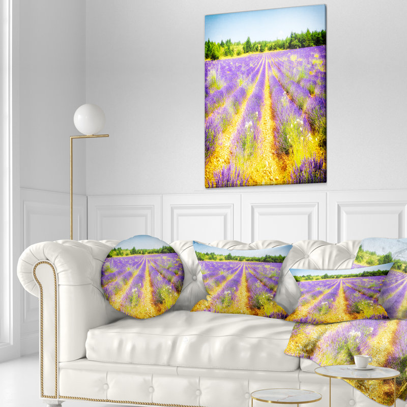 Coussin lombaire floral magnifique