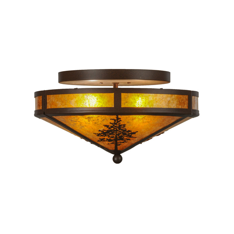 Rustic Lodge 2 - Light Flush Mount