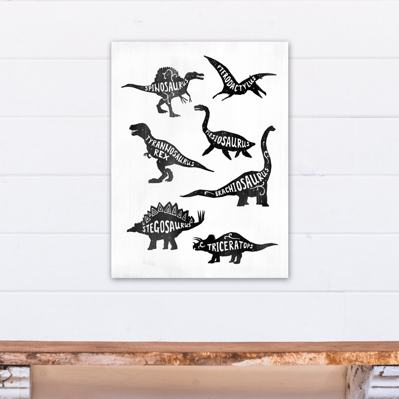 Art sur toile dinosaurs Manigault, H 24 po x l 18 po x P 1,25 po