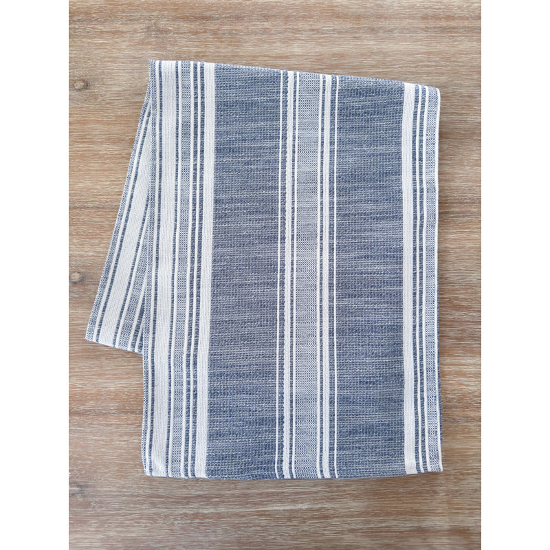 Striped Table Runnner, Indigo