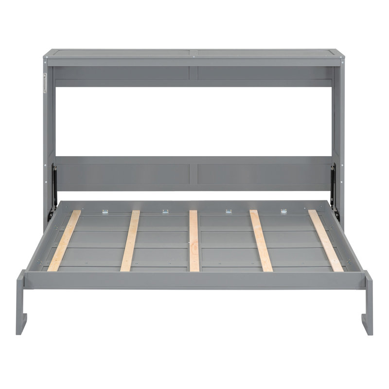 Lit escamotable, Gris, Plein