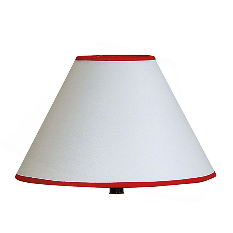 Lampe de table haute 12 po en céramique, forme baseball, abat-jour en lin